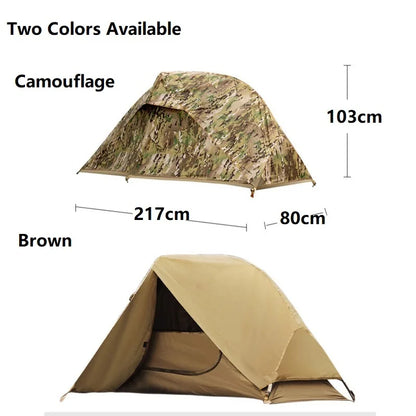 Outdoor Single camouflage Camping Tent