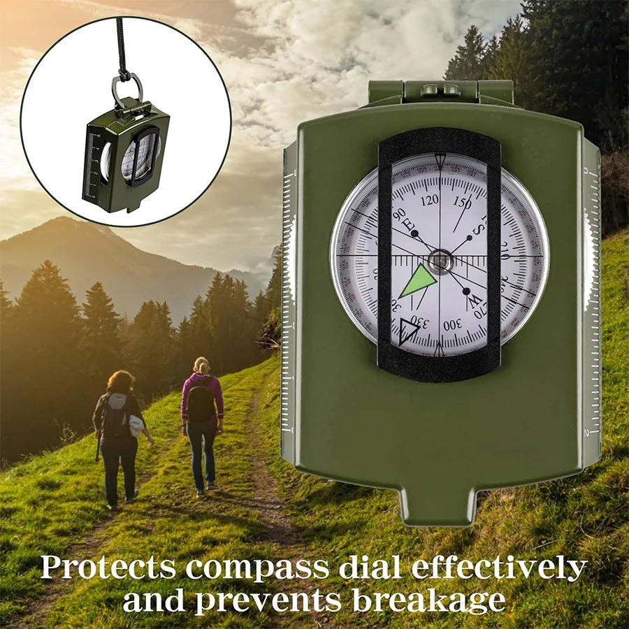 Tactical Survival Compass - Waterproof & Shockproof