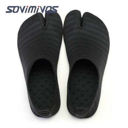 Outdoor Men and Women 2 Toes Walking Hiking Shoes Aqua Shoes
