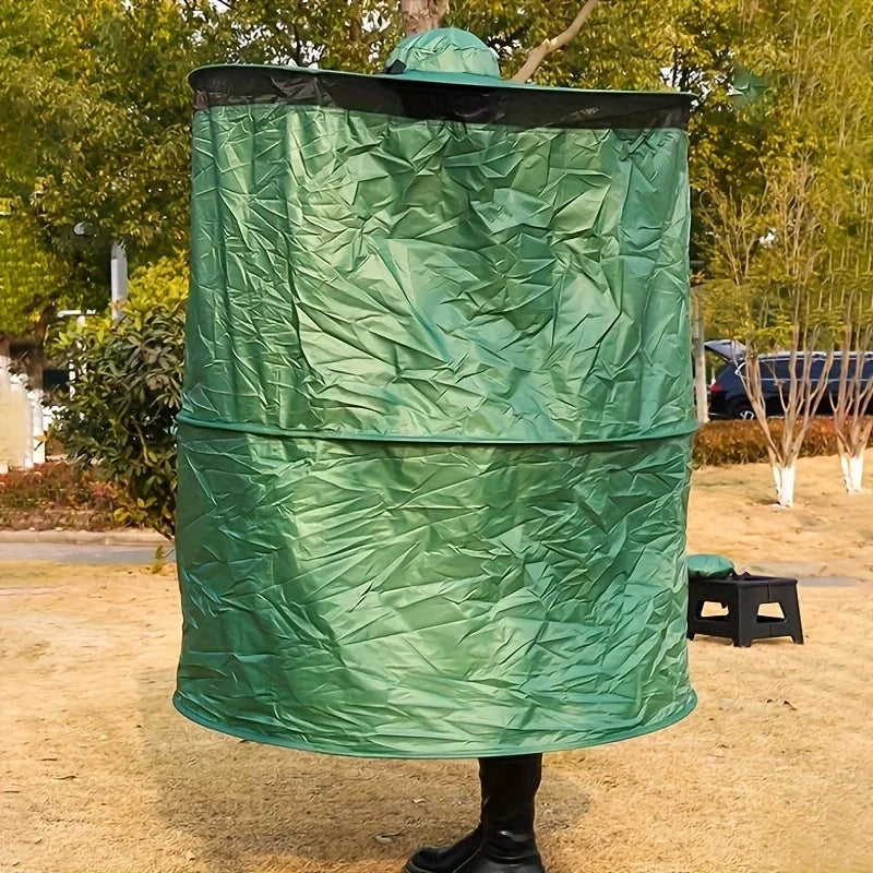 Outdoor fishing and outdoor toilet tent