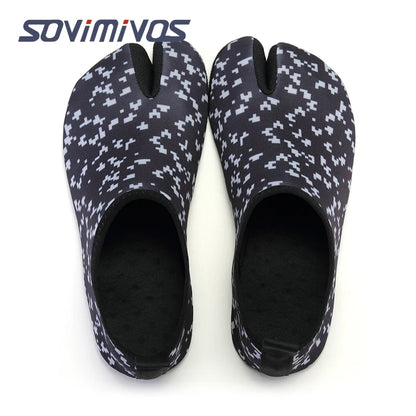 Outdoor Men and Women 2 Toes Walking Hiking Shoes Aqua Shoes