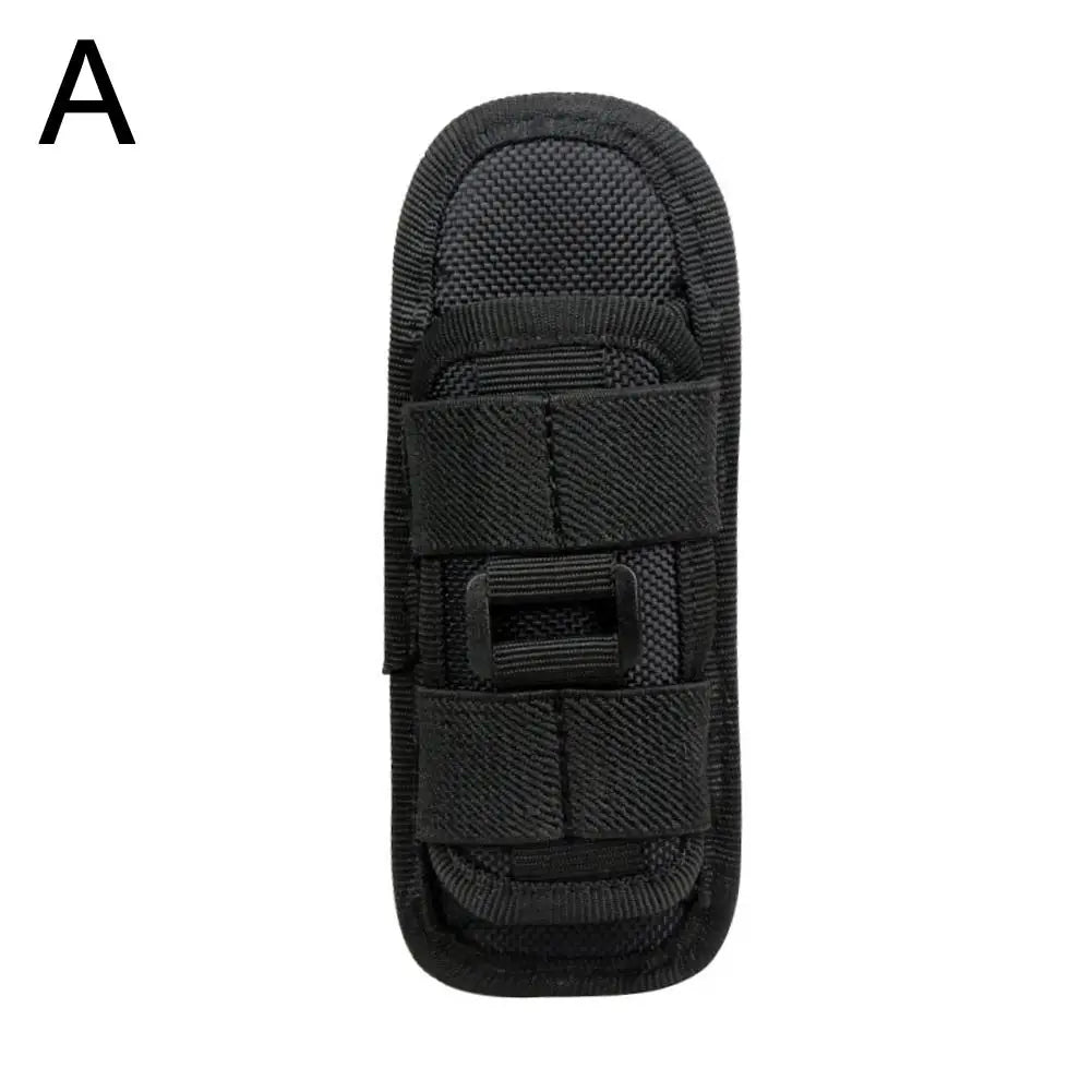 Tactical Flashlight Pouch Belt Torch Bag
