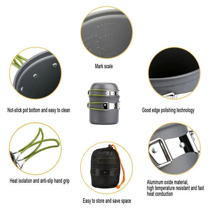 Camping Cookware Mess Kit