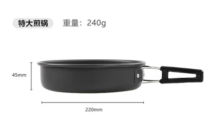 Camping Alloy Non-Stick Fry Pan