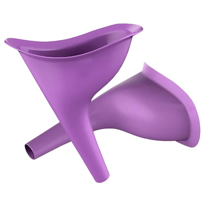 1PC Pink/Purple Silicone Stand Up Pee Funnel