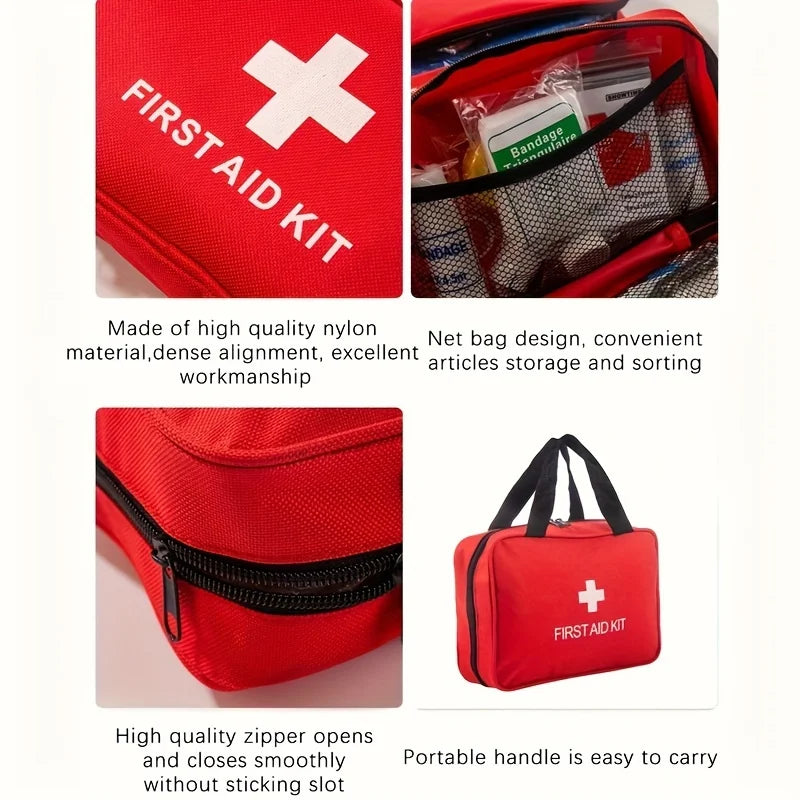 Deluxe First Aid Kit with Carrying Pouch