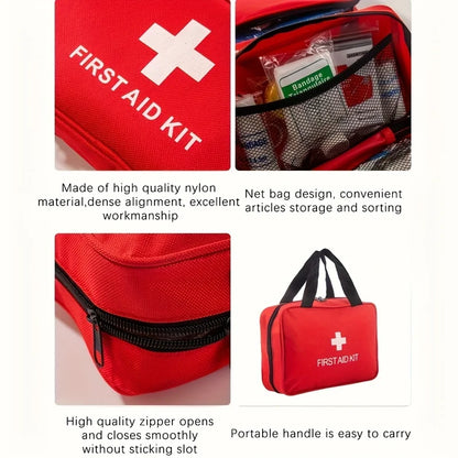 Deluxe First Aid Kit with Carrying Pouch