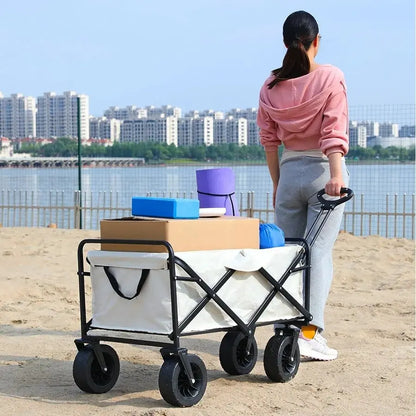 Collapsible Folding Utility Cart Wagon