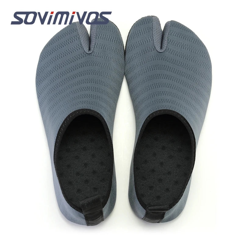 Outdoor Men and Women 2 Toes Walking Hiking Shoes Aqua Shoes