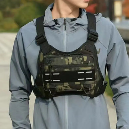 Outdoor Chest Bag For Men Front Rig Pouch