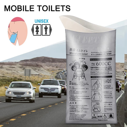 4Pcs Emergency Urinal Bag Disposable