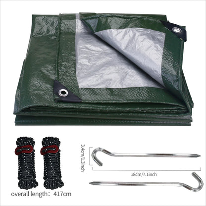 Large Waterproof Heavy Duty 5x4m/3x2m Tarp Rain Cover