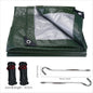 Large Waterproof Heavy Duty 5x4m/3x2m Tarp Rain Cover