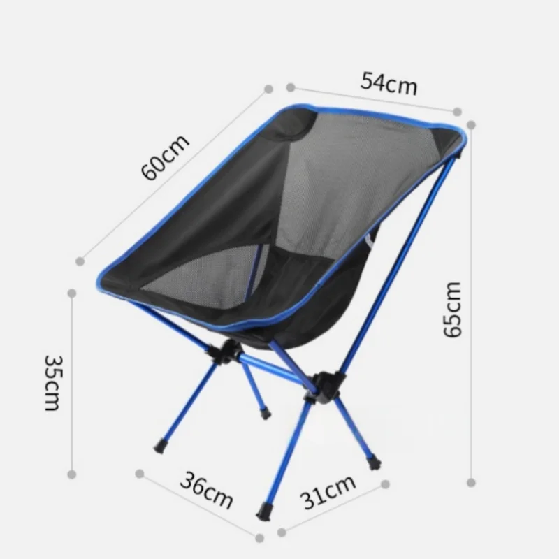 Outdoor moon camping folding chair
