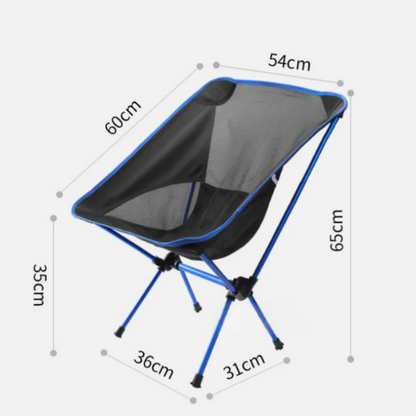 Outdoor moon camping folding chair