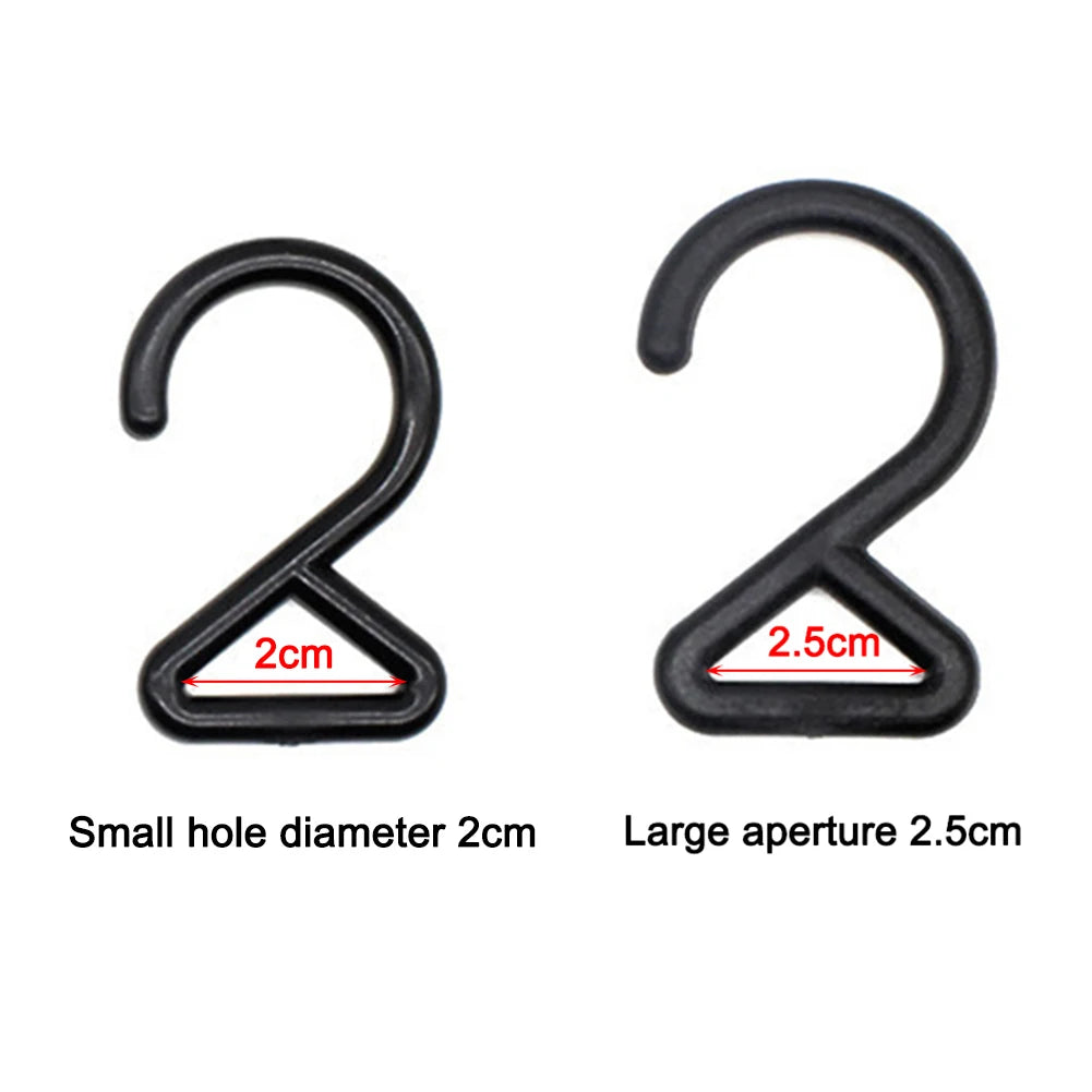 10Pcs Triangle Storage Hook Z-Shaped Portable Camping Hangers