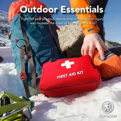 Deluxe First Aid Kit with Carrying Pouch