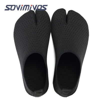 Outdoor Men and Women 2 Toes Walking Hiking Shoes Aqua Shoes
