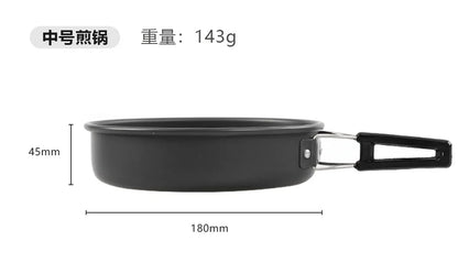 Camping Alloy Non-Stick Fry Pan