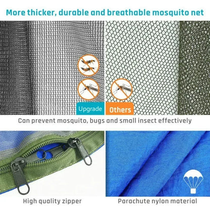 Pop-Up Portable Camping Hammock with Mosquito Net