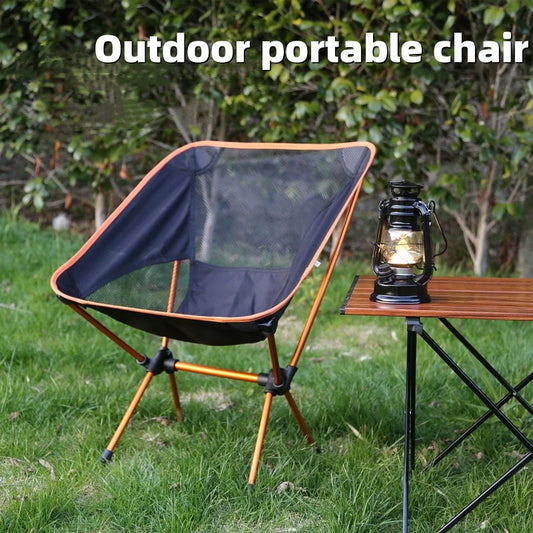 Outdoor moon camping folding chair