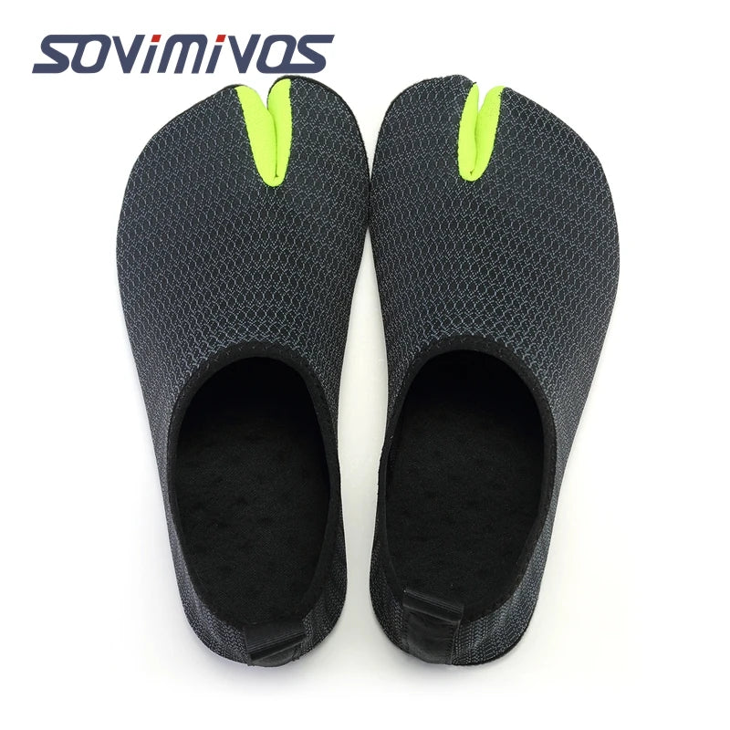 Outdoor Men and Women 2 Toes Walking Hiking Shoes Aqua Shoes