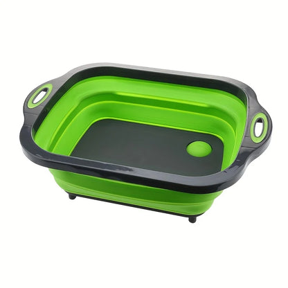 Portable Space Saving Basin with Built-in Sink