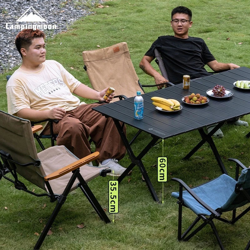 folding track table aluminum alloy