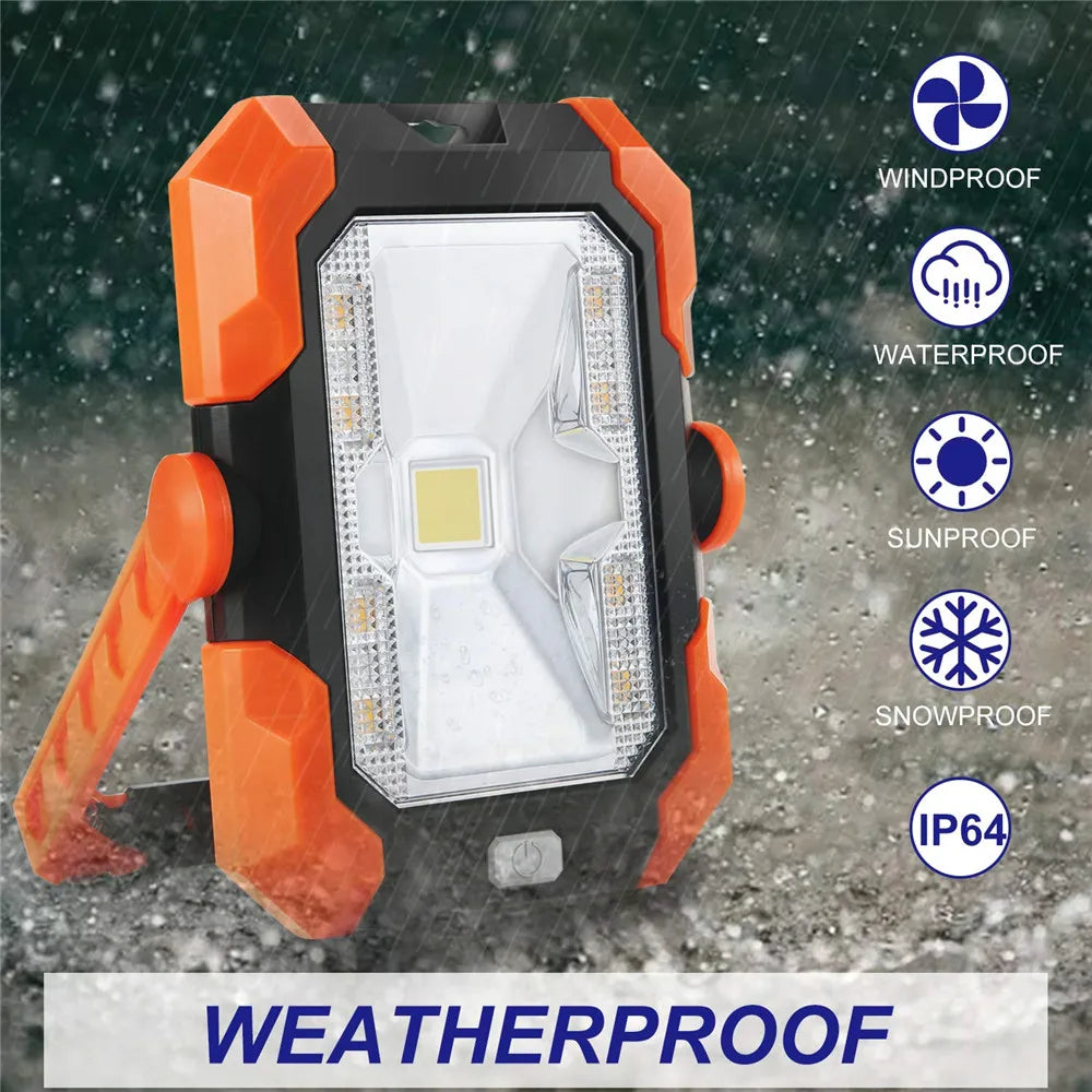 Portable Outdoor Solar Camping Light - Rechargeable LED Camping Lantern for Tent Hiking Emergency Home Use