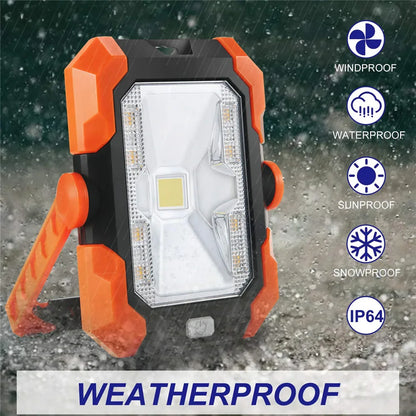 Portable Outdoor Solar Camping Light - Rechargeable LED Camping Lantern for Tent Hiking Emergency Home Use