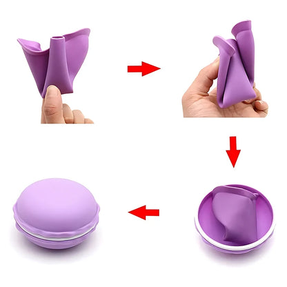 1PC Pink/Purple Silicone Stand Up Pee Funnel