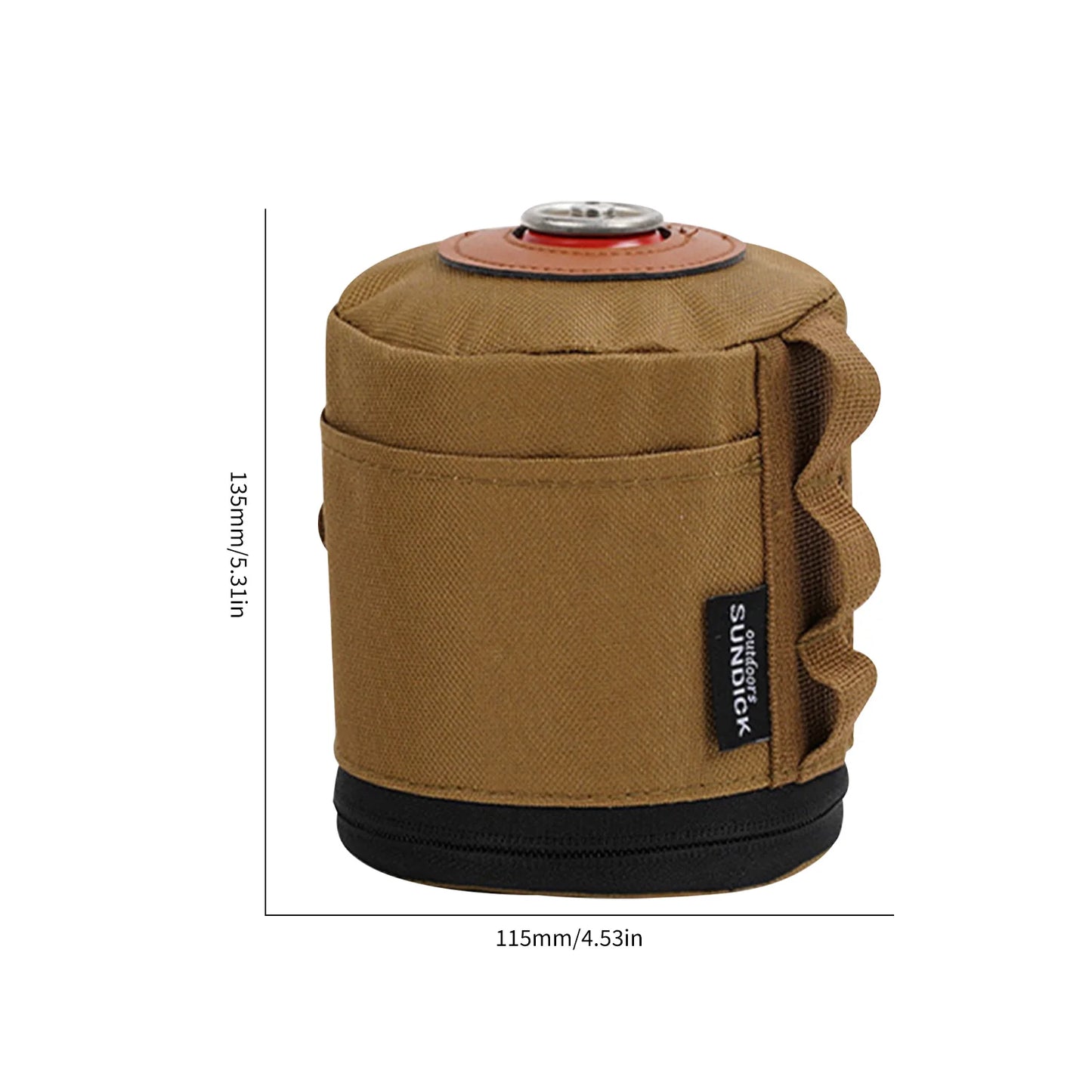 Camping Protective Cover Cotton Linen Outdoor Gas Tank Case