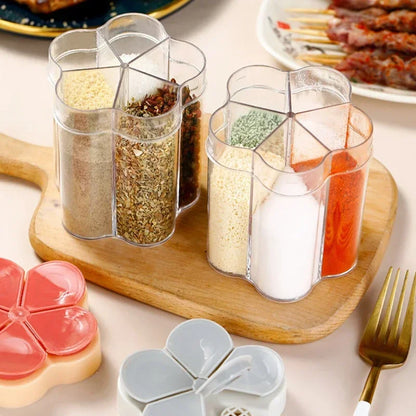 Transparent Camping Spice Jar with Lids, 1PC