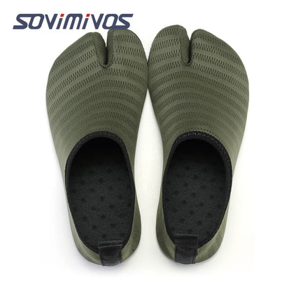 Outdoor Men and Women 2 Toes Walking Hiking Shoes Aqua Shoes