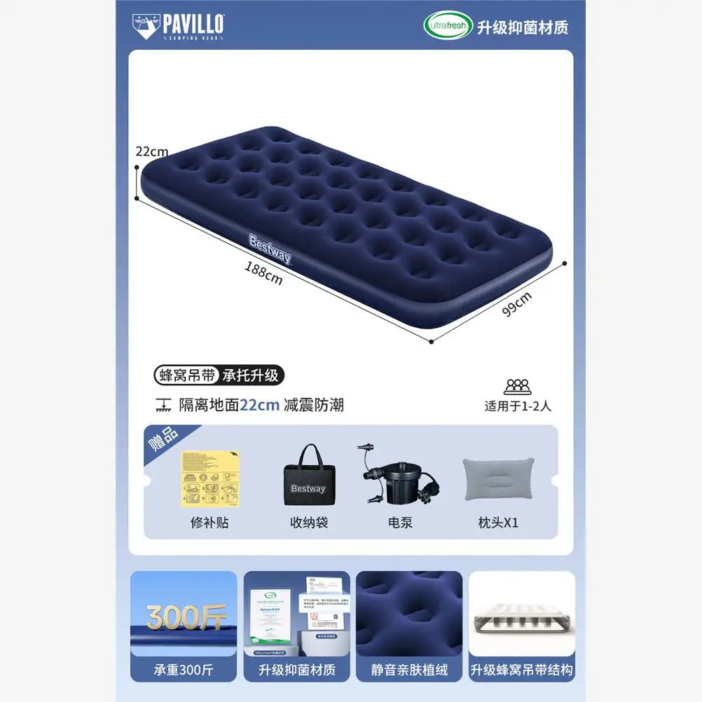 Camping King Size Portable Outdoor Inflatable Bed