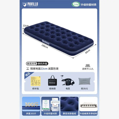 Camping King Size Portable Outdoor Inflatable Bed
