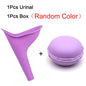 1PC Pink/Purple Silicone Stand Up Pee Funnel