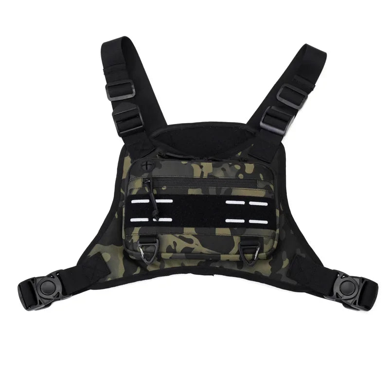 Tactical Vest Chest Bag Camping Backpack