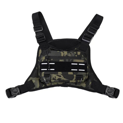 Tactical Vest Chest Bag Camping Backpack
