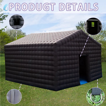 20FT Large Black Inflatable Tent with Blower Inflatable
