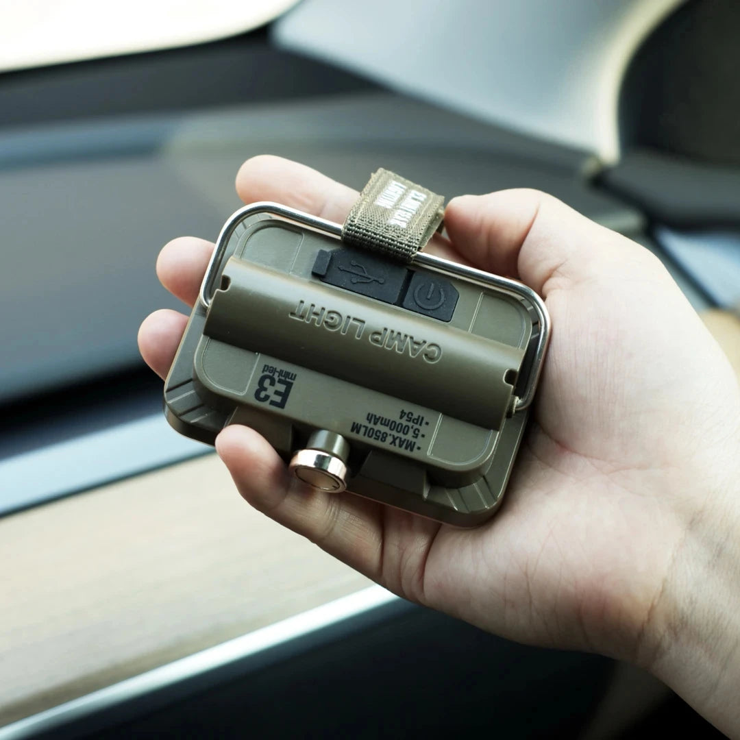 5000Mah LED Camping Tent Light Rechargeable Outdoor Emergency Light