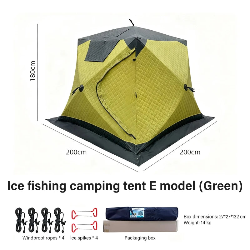 Outdoor Winter Fishing Tent For Camping 3-4 Person