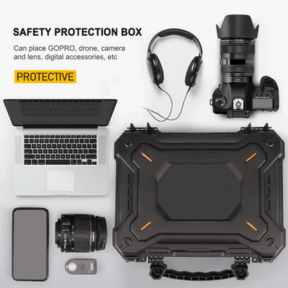 Hard Shell Waterproof Dustproof Safety Carrying Storage Case with Foam Padded