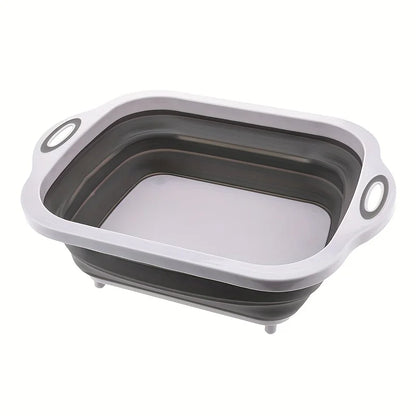 Portable Space Saving Basin with Built-in Sink