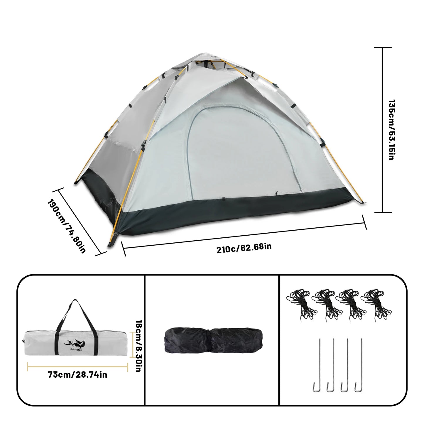2-4 Person Camping Windproof Tents