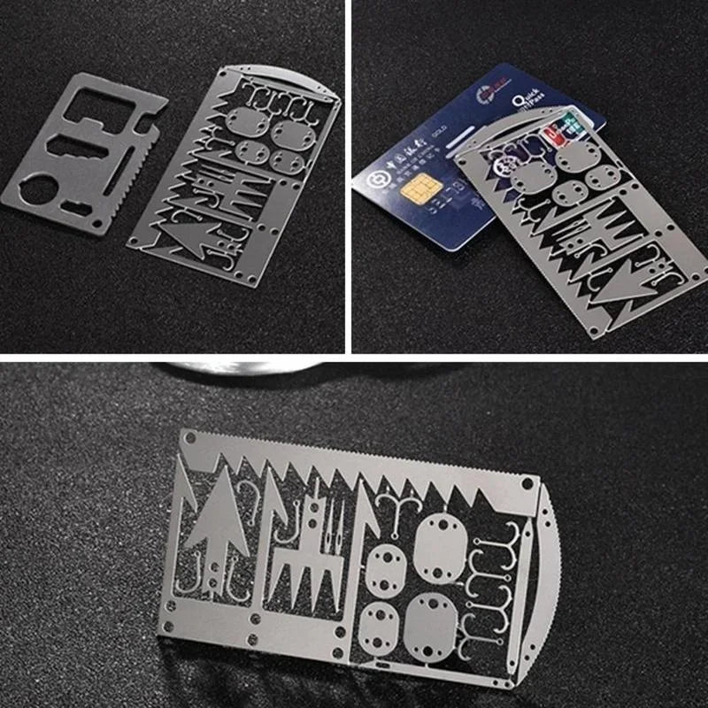 22 In 1Survival Card Survival Tool