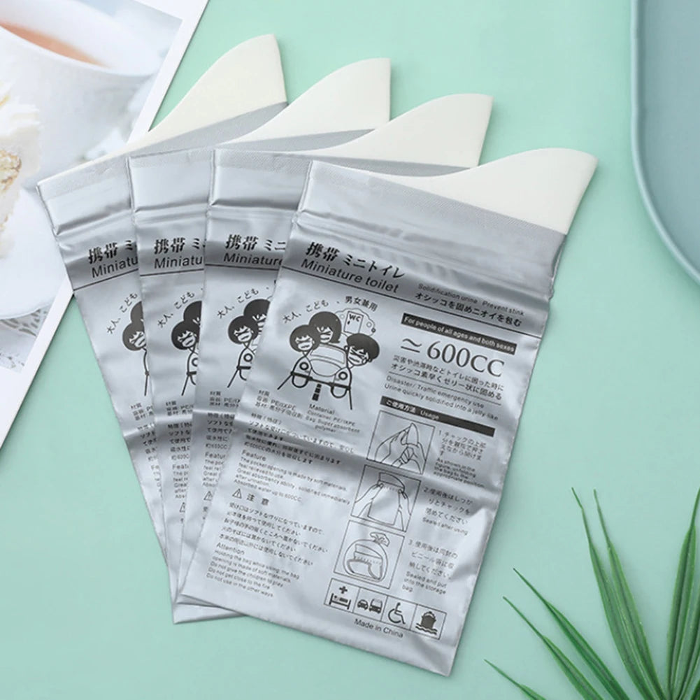 4Pcs Emergency Urinal Bag Disposable