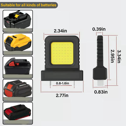 High Luminosity Cordless LED Work Light18V-21V Battery