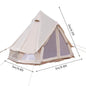 Waterproof Polyester Cotton Bell Tent for 2 People