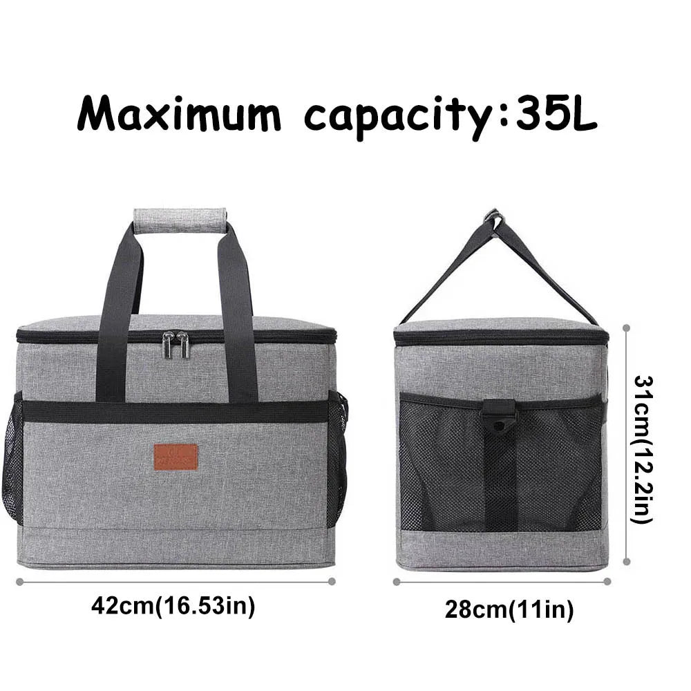 35L Large Capacity Collapsible Cooler Bag